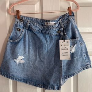 Zara Denim Skort